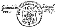 Siegel der Gemeinde Briesen