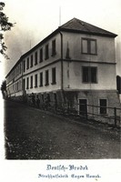Belegschaft der Strohhutfabrik Nowak 