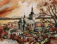 Kirche und Ortsmitte von Reichenau